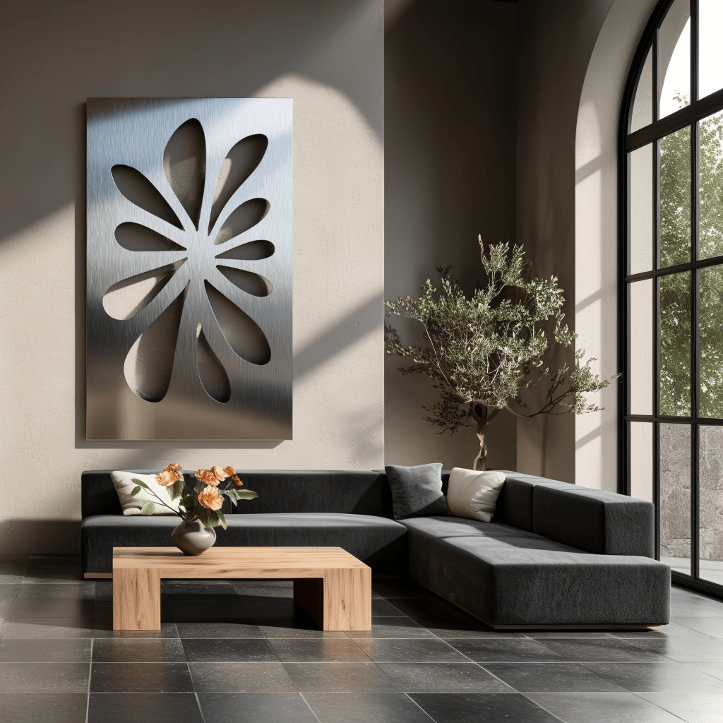 The Flourish - Metal Wall Art - Benton Lane Home - Carbon Designs