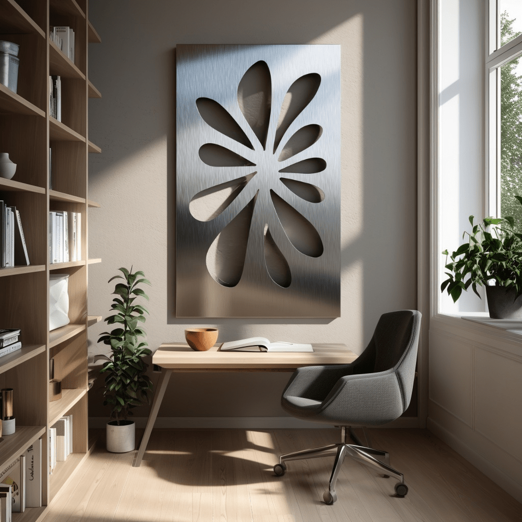 The Flourish - Metal Wall Art - Benton Lane Home - Carbon Designs
