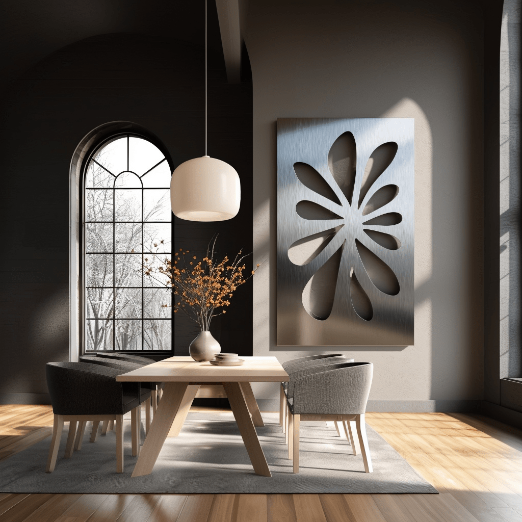 The Flourish - Metal Wall Art - Benton Lane Home - Carbon Designs