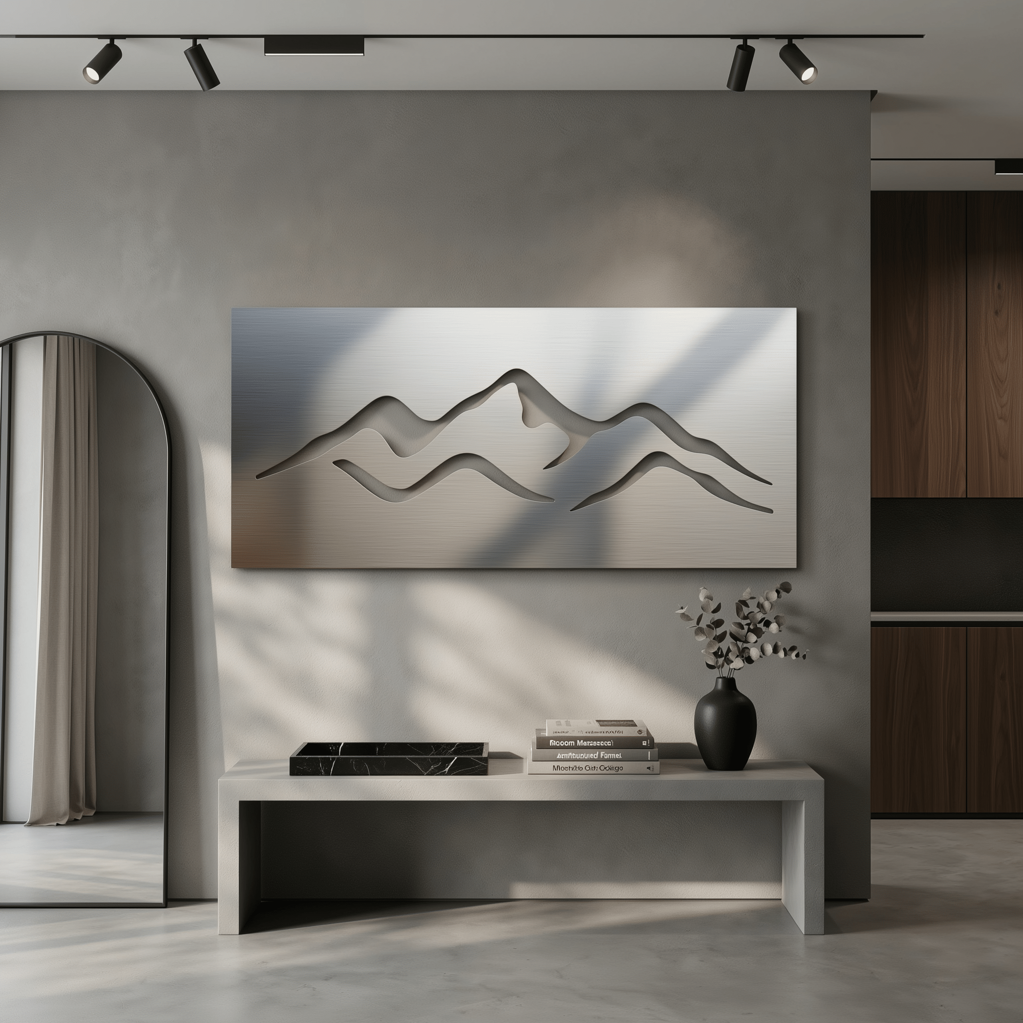 The Fold - Metal Wall Art - Benton Lane Home - Carbon Designs