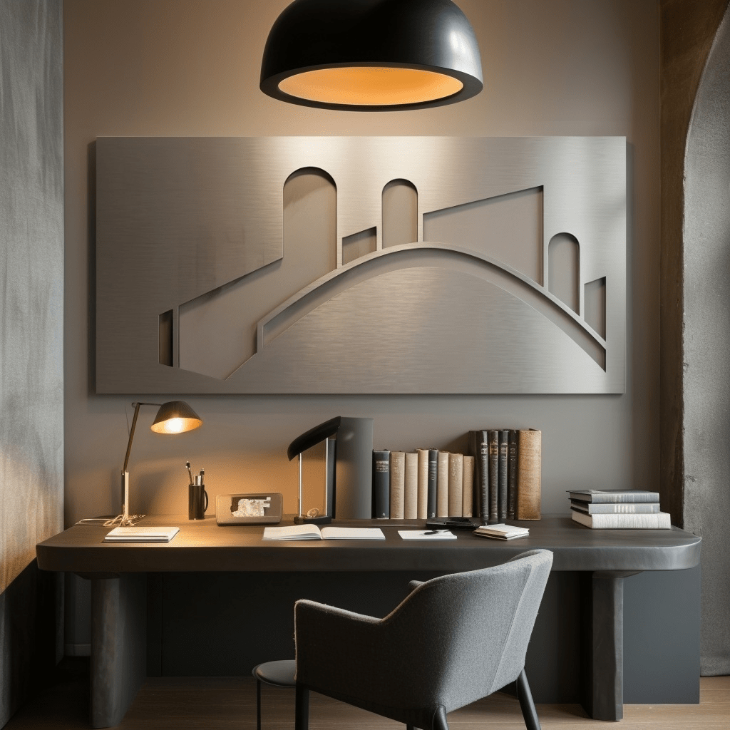 The Formwork - Metal Wall Art - Benton Lane Home - Carbon Designs