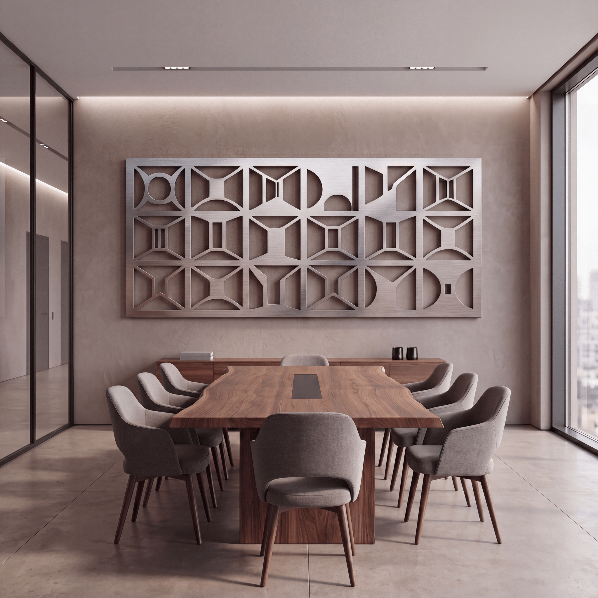 The Framework - Metal Wall Art - Benton Lane Home - Carbon Designs