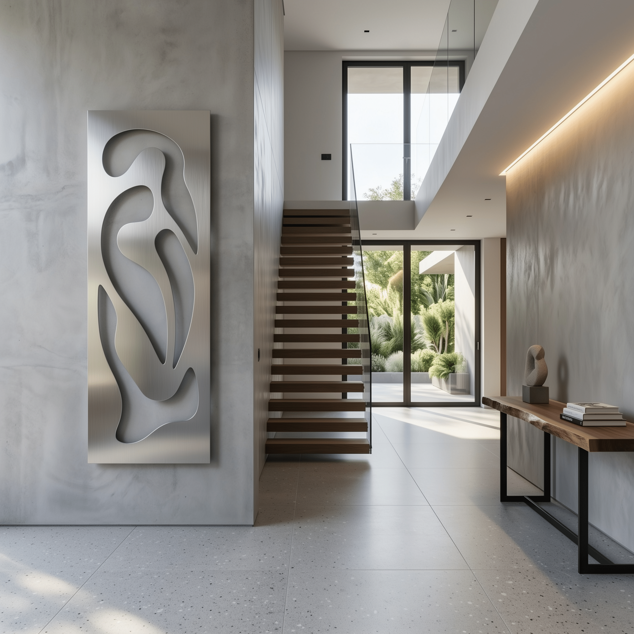 The Furl - Metal Wall Art - Benton Lane Home - Carbon Designs