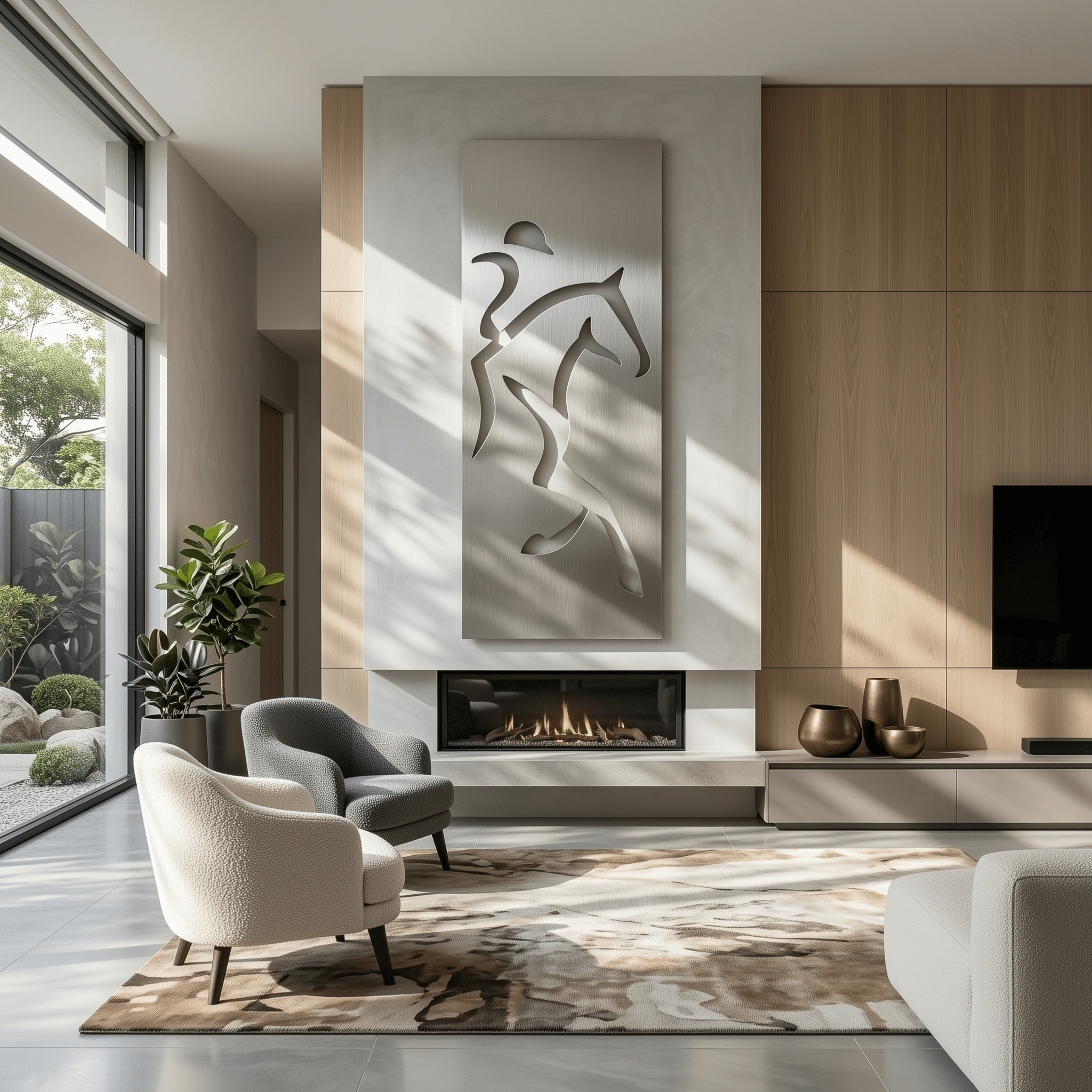 The Gallop - Metal Wall Art - Benton Lane Home - Carbon Designs