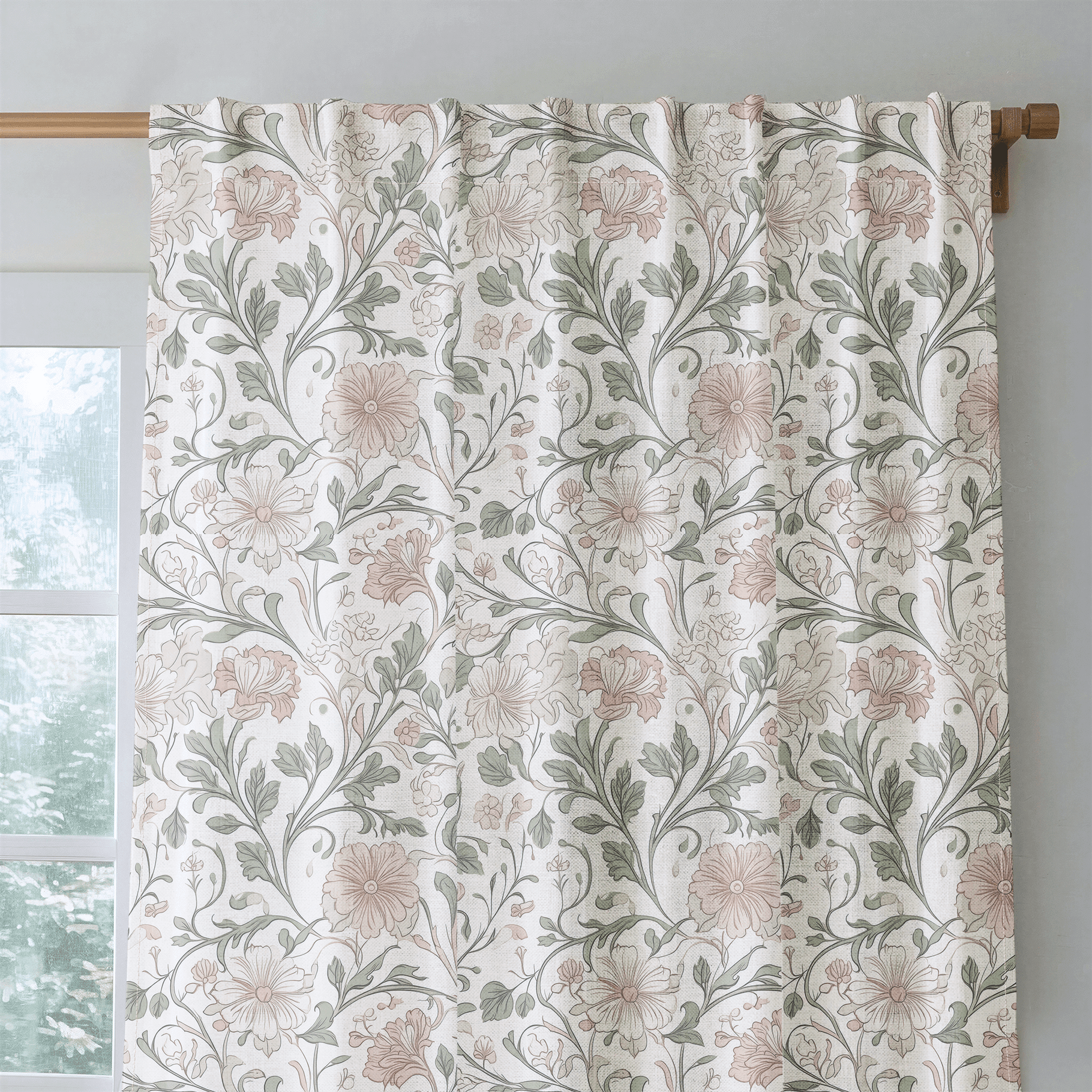 The Garden Gate - Drapery - Benton Lane Home - Lemon Park