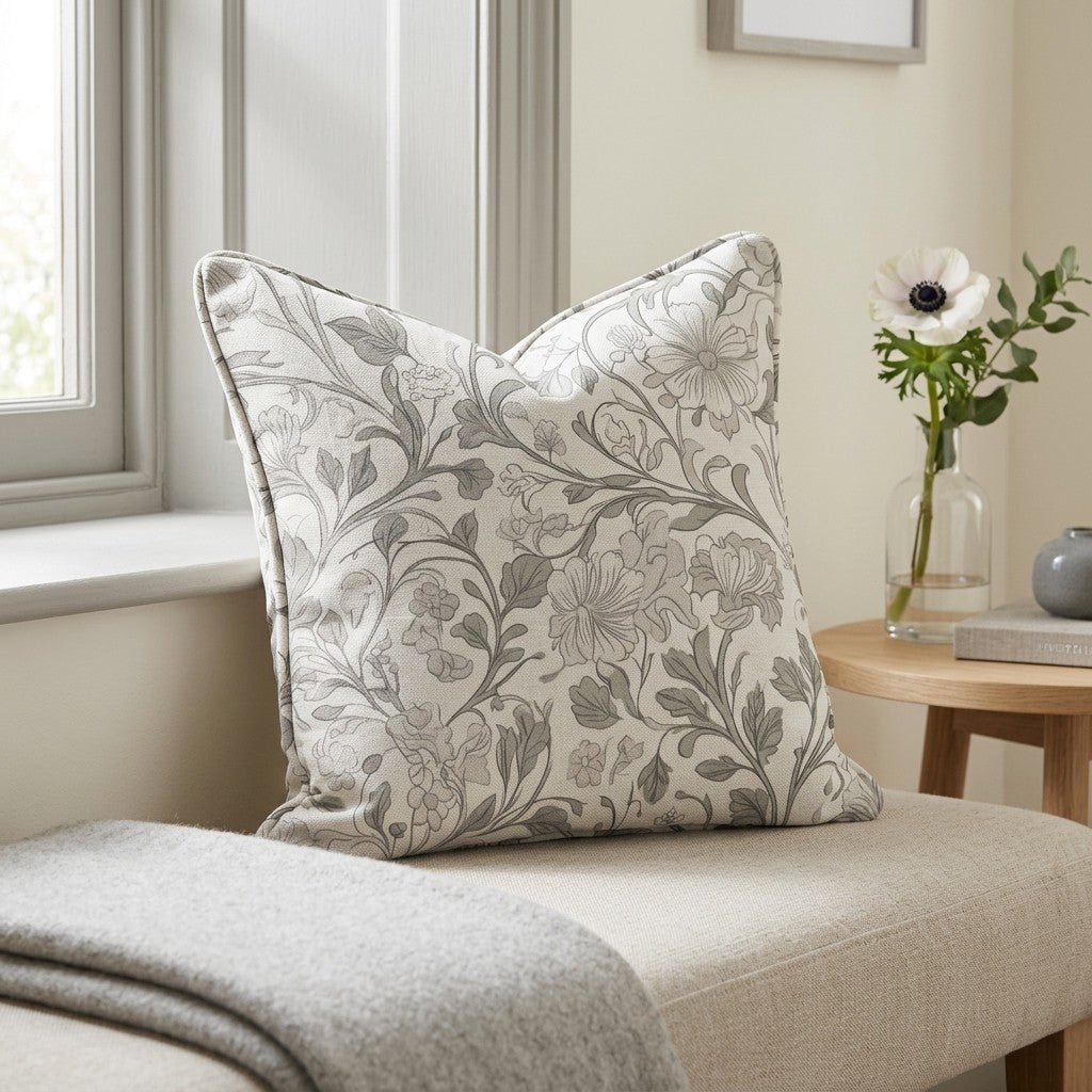 The Garden Gate Throw Pillow - Benton Lane Home - Lemon Park