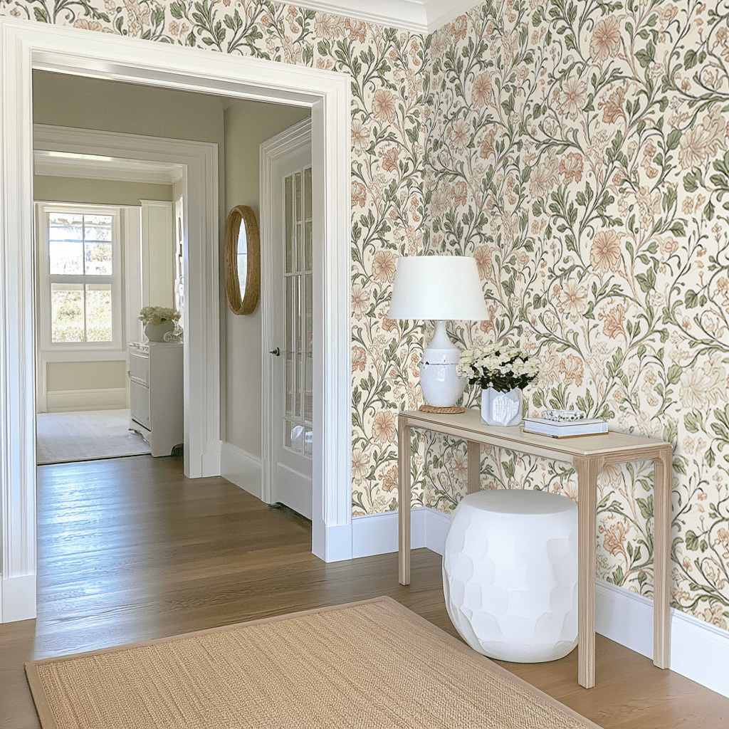 The Garden Gate Wallpaper - Benton Lane Home - Lemon Park