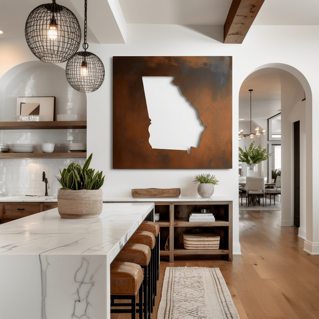 The Georgia - Metal Wall Art - Benton Lane Home - Anthem Classic