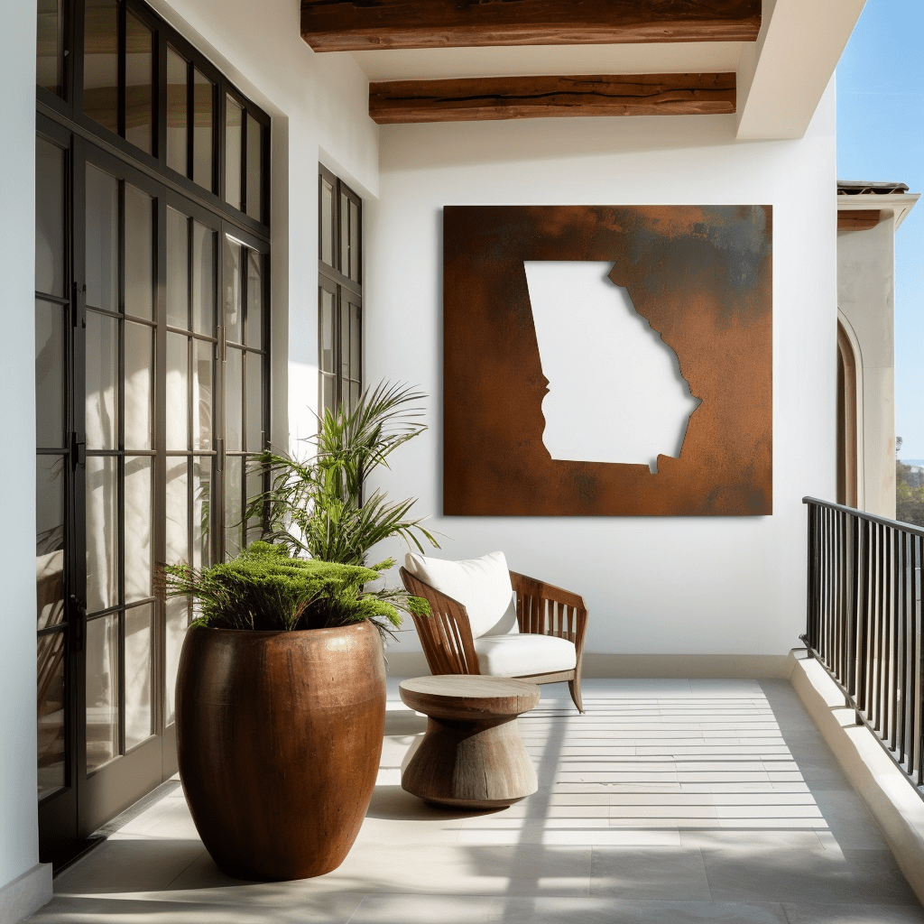 The Georgia - Metal Wall Art - Benton Lane Home - Anthem Classic