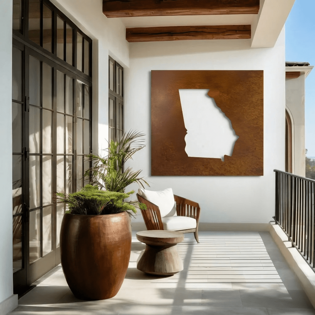 The Georgia - Metal Wall Art - Benton Lane Home - Anthem Classic