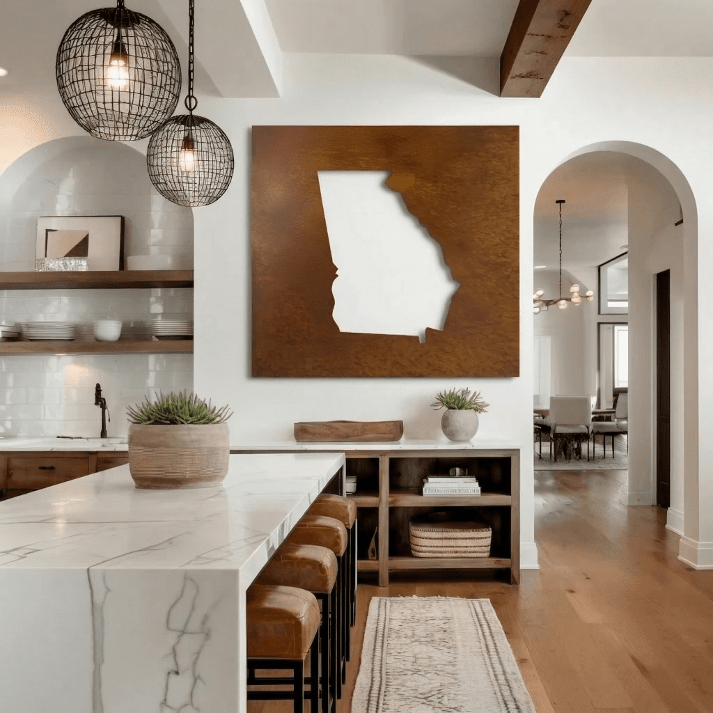 The Georgia - Metal Wall Art - Benton Lane Home - Anthem Classic