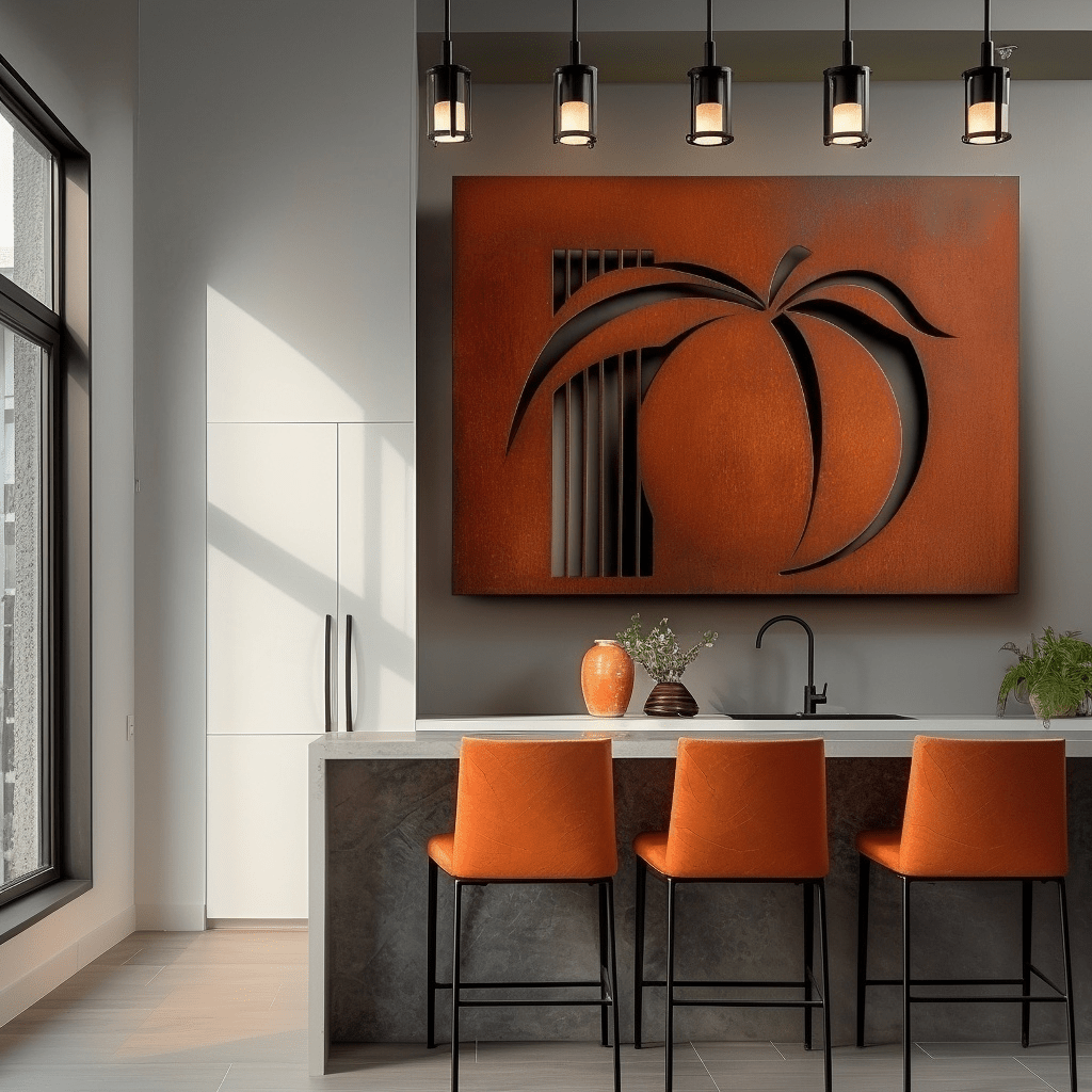 The Georgia Peach - Metal Wall Art - Benton Lane Home - Anthem Classic