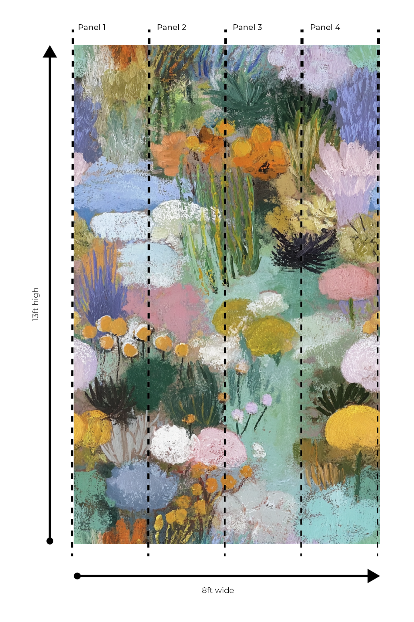 The Greenhouse - Wall Mural - Benton Lane Home - Lemon Park