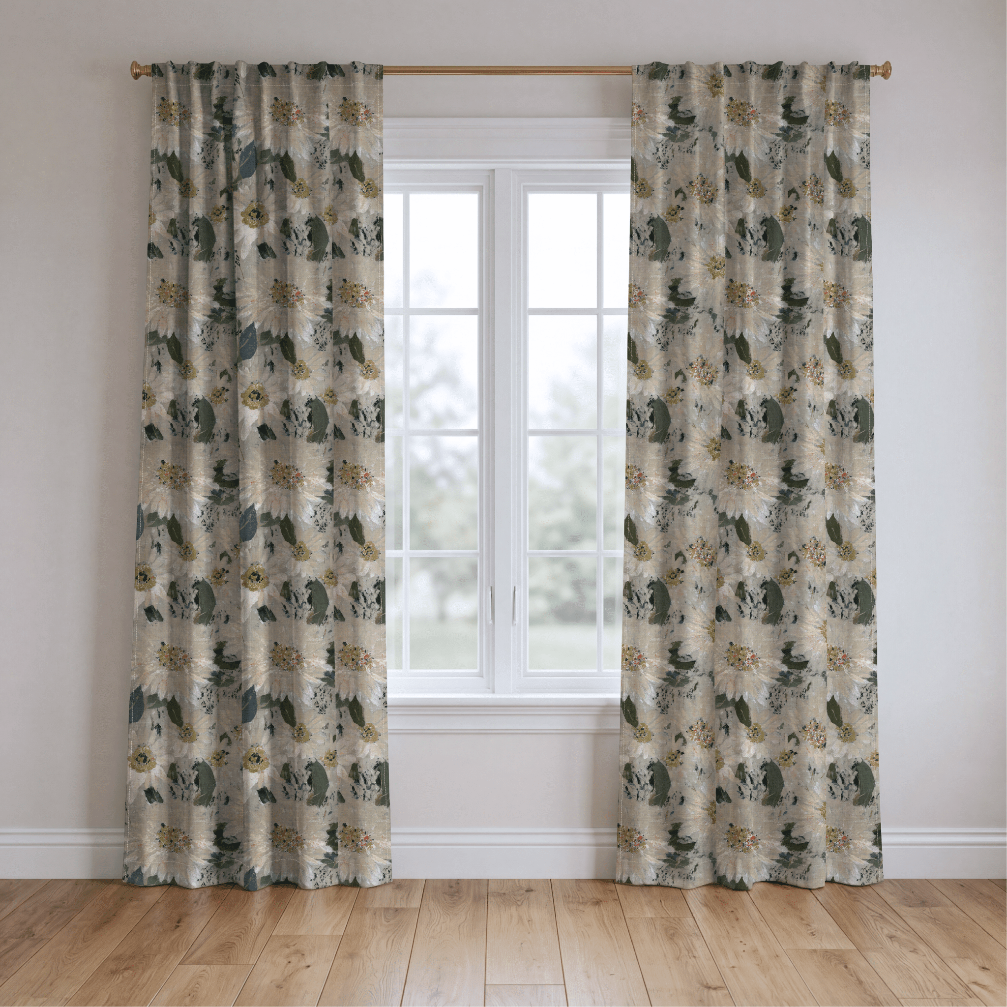The Grey Meadow - Drapery - Benton Lane Home - Lemon Park