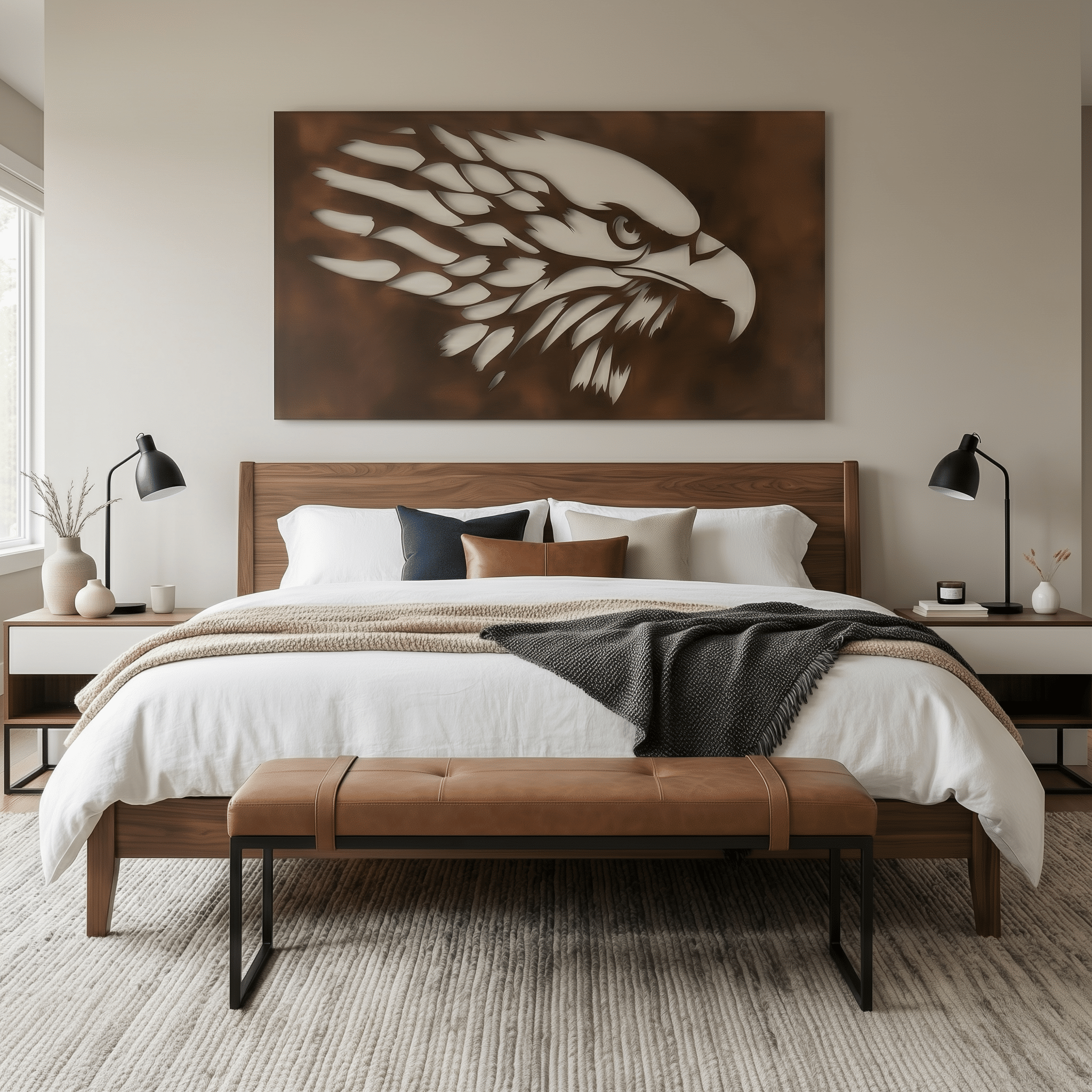 The Guardian - Metal Wall Art - Umber - Benton Lane Home - Anthem Classic