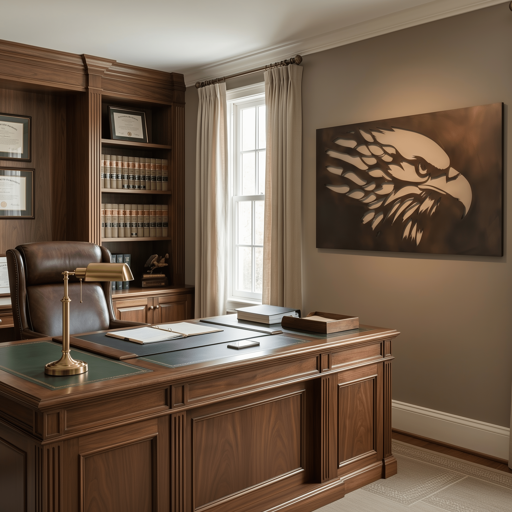 The Guardian - Metal Wall Art - Umber - Benton Lane Home - Anthem Classic