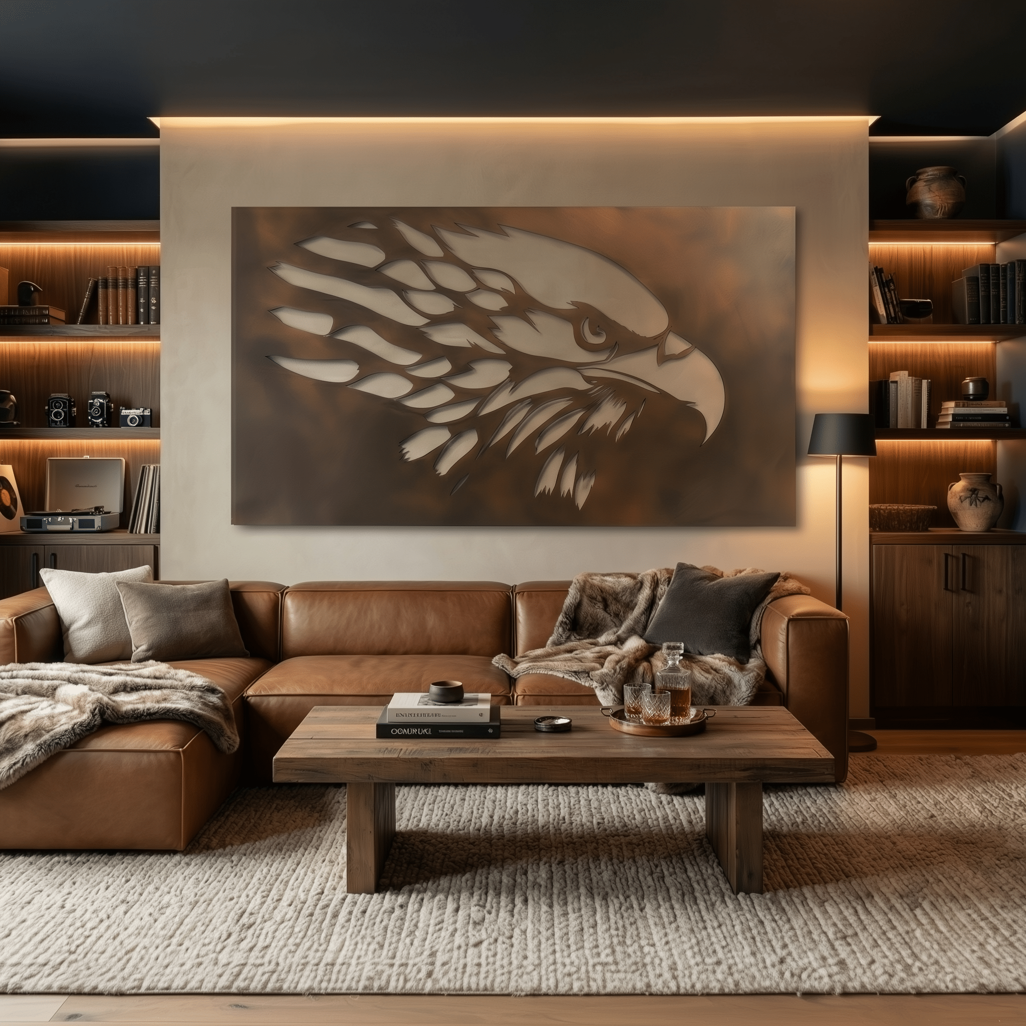 The Guardian - Metal Wall Art - Umber - Benton Lane Home - Anthem Classic