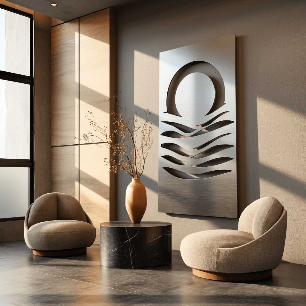 The Halo - Metal Wall Art - Benton Lane Home - Carbon Designs