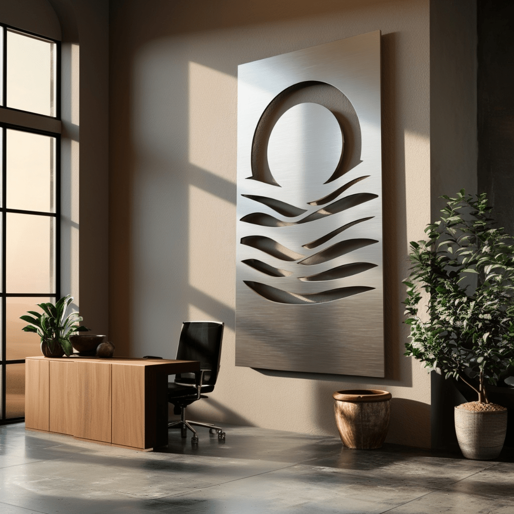 The Halo - Metal Wall Art - Benton Lane Home - Carbon Designs