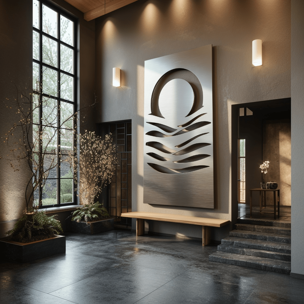 The Halo - Metal Wall Art - Benton Lane Home - Carbon Designs