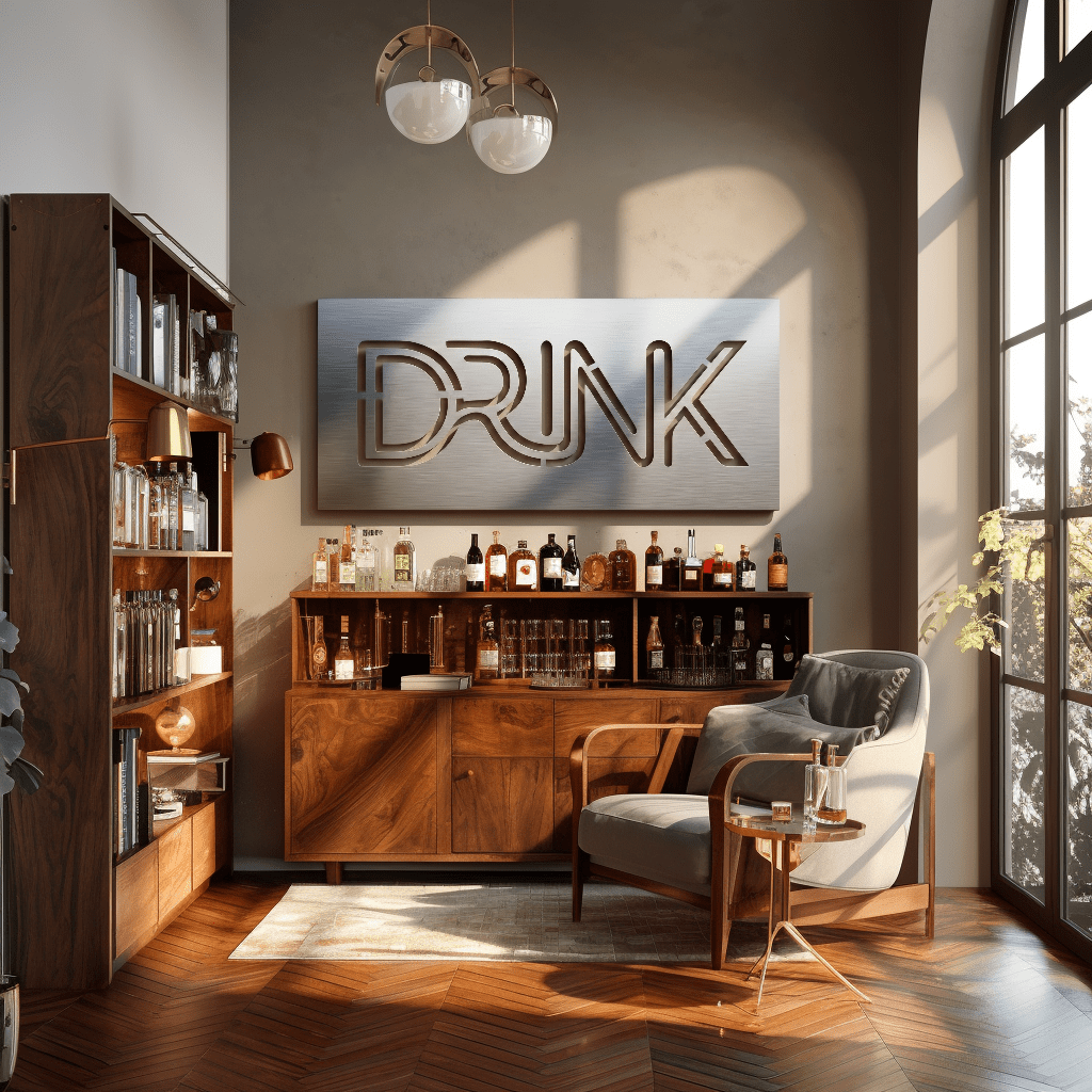 The Happy Hour - Metal Wall Art - Benton Lane Home - Carbon Designs