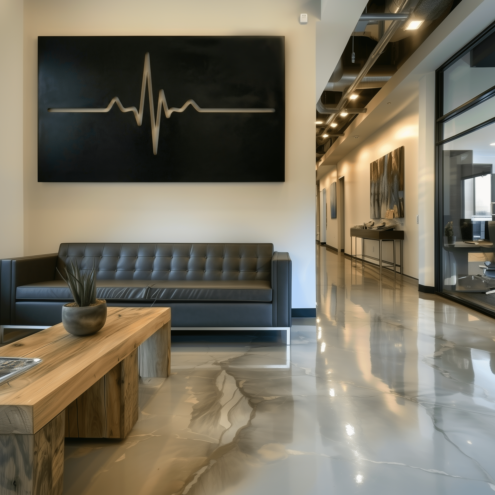 The Heartbeat - Metal Wall Art - Forge - Benton Lane Home - Anthem Classic
