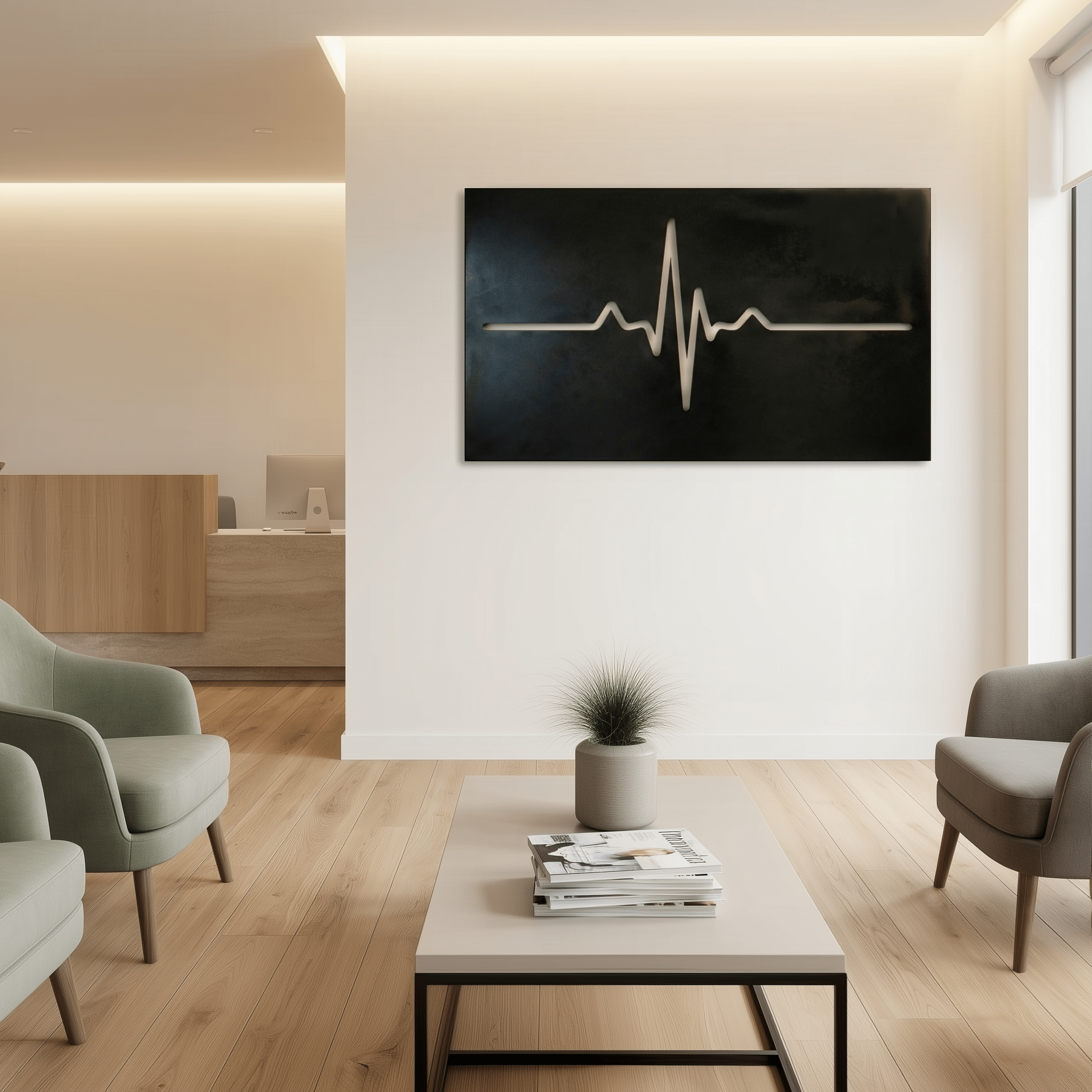 The Heartbeat - Metal Wall Art - Forge - Benton Lane Home - Anthem Classic