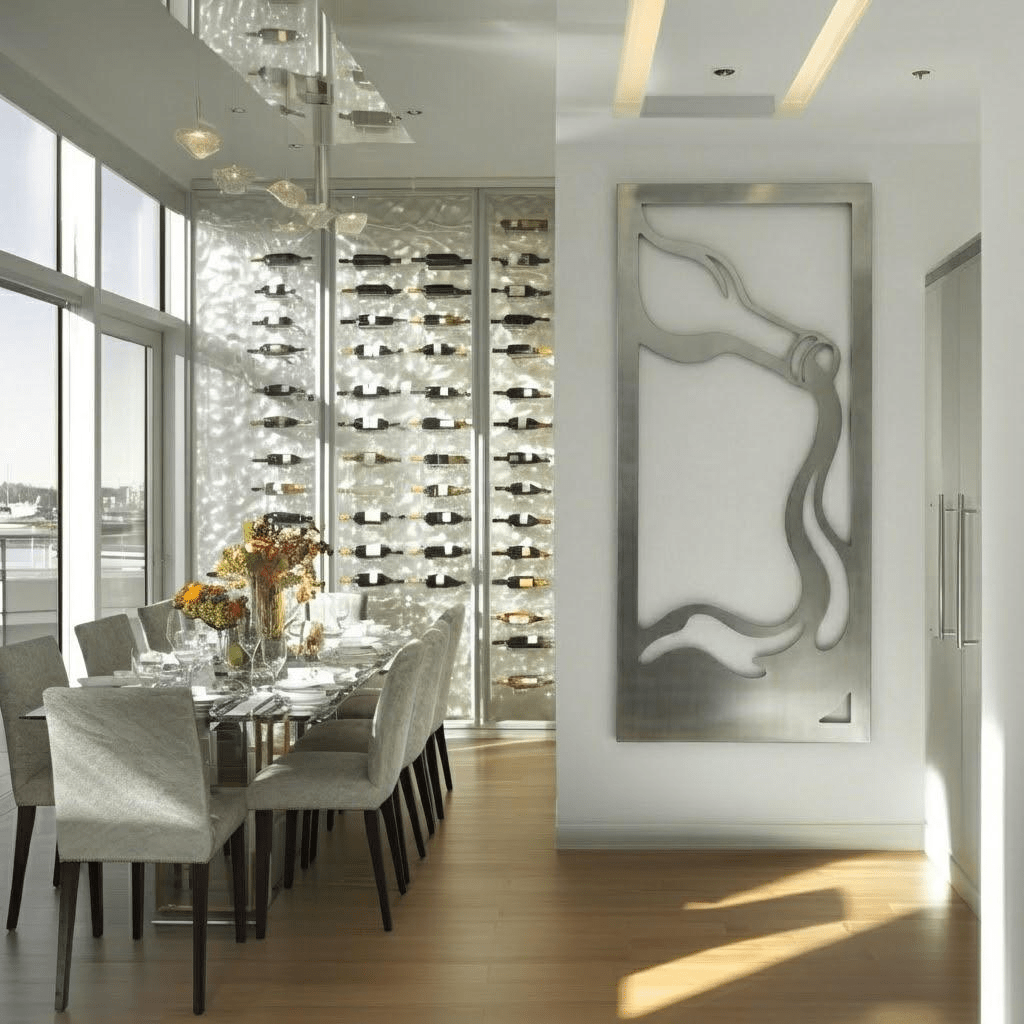 The Heavy Pour - Metal Wall Art - Benton Lane Home - Carbon Designs