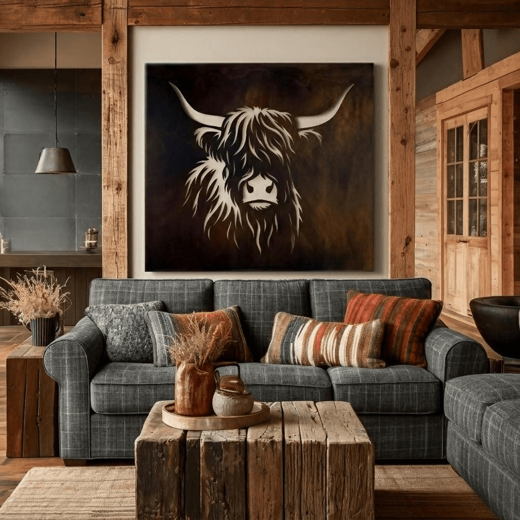 The Highland - Metal Wall Art - Benton Lane Home - Anthem Classic