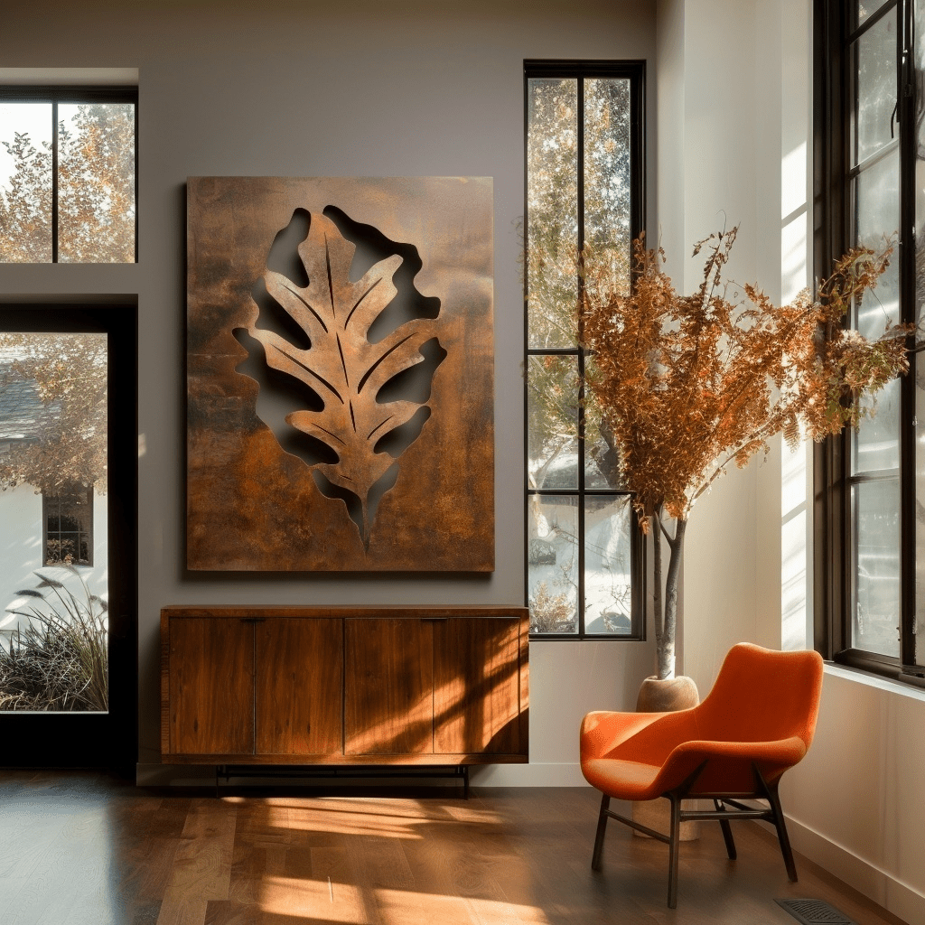 The Illinois White Oak - Metal Wall Art - Benton Lane Home - Anthem Classic