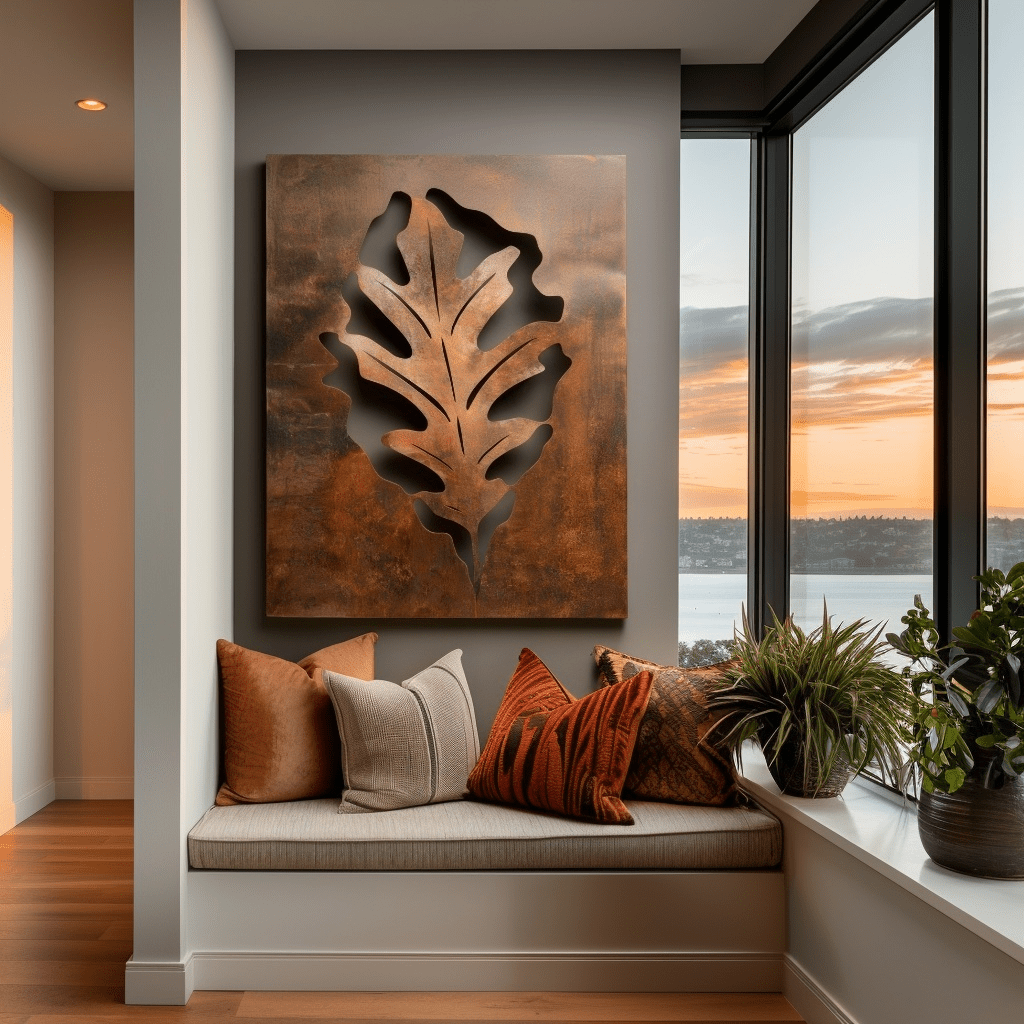 The Illinois White Oak - Metal Wall Art - Benton Lane Home - Anthem Classic