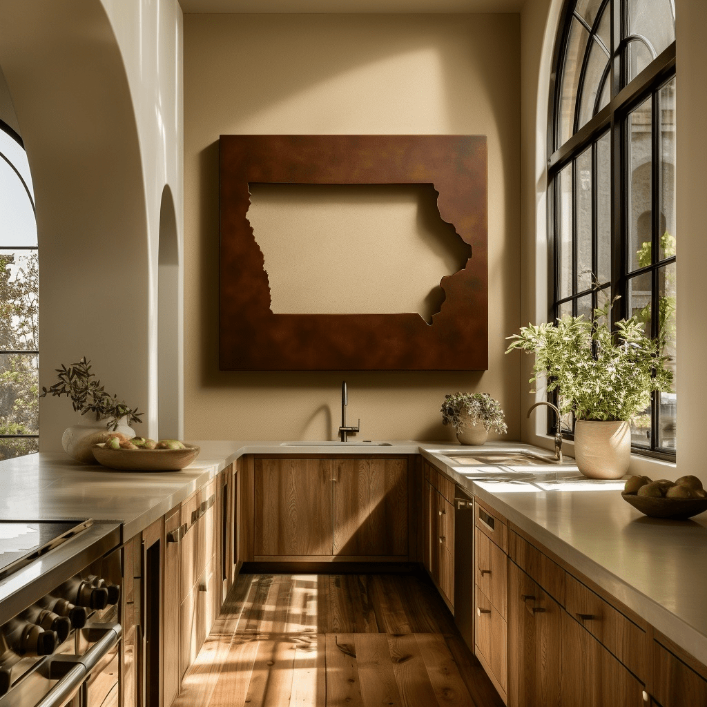 The Iowa - Metal Wall Art - Benton Lane Home - Anthem Classic