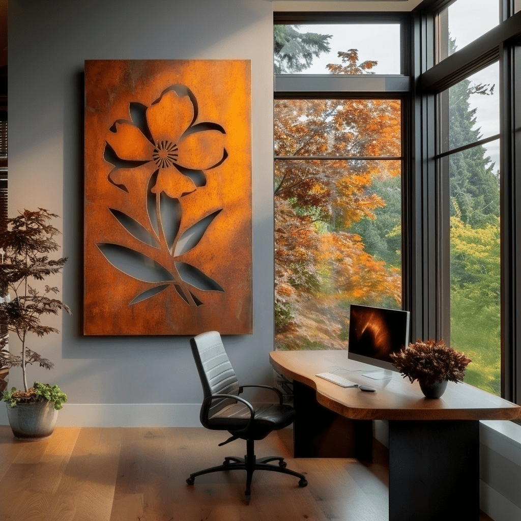 The Iowa Wild Prairie Rose - Metal Wall Art - Benton Lane Home - Anthem Classic