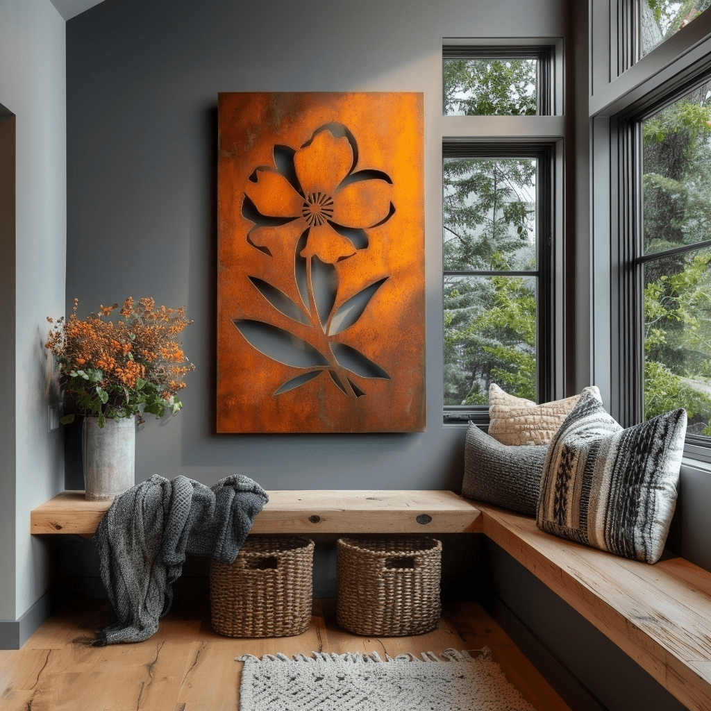 The Iowa Wild Prairie Rose - Metal Wall Art - Benton Lane Home - Anthem Classic