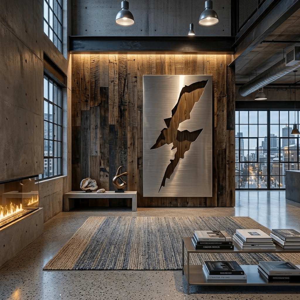 The Kinetic Divide - Metal Wall Art - Benton Lane Home - Carbon Designs