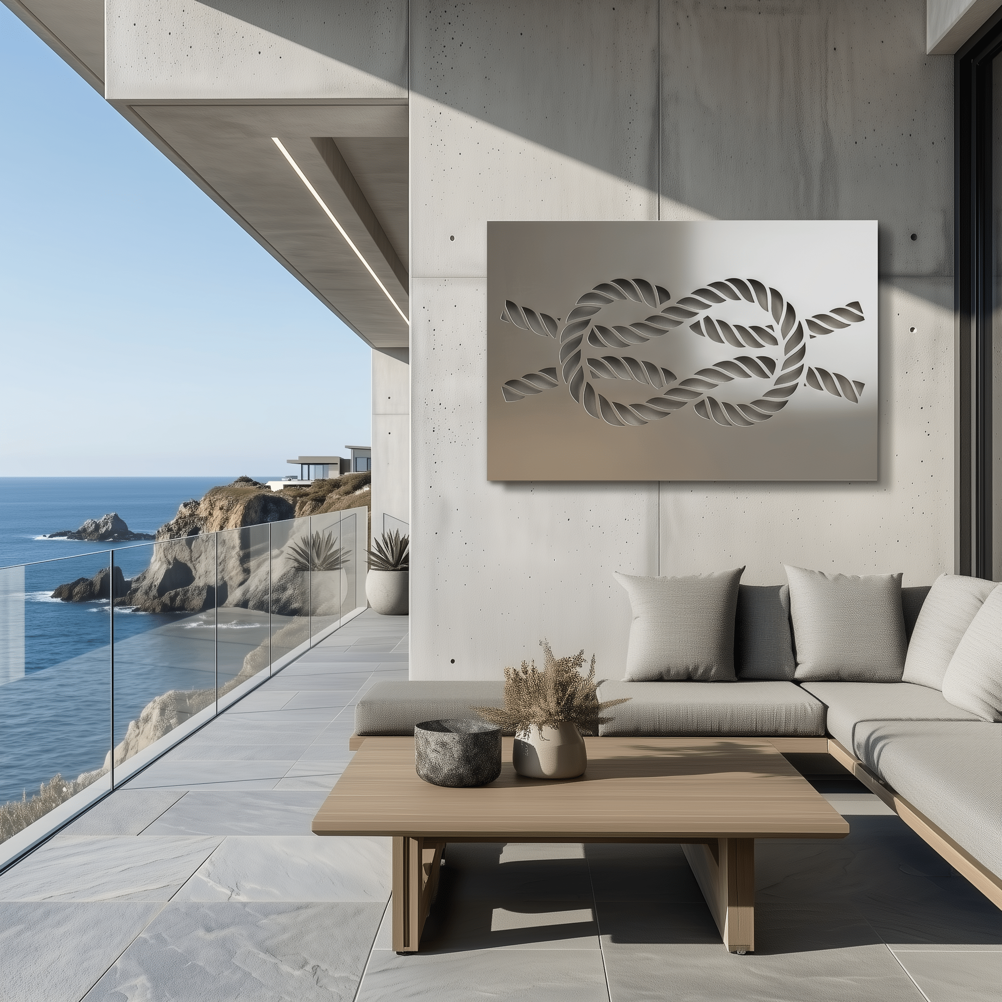 The Knot - Metal Wall Art - Benton Lane Home - Carbon Designs