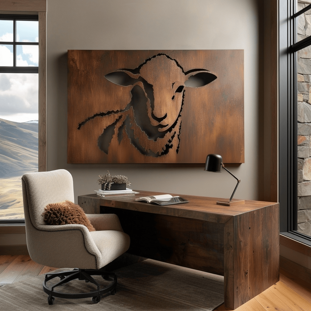 The Lamb - Metal Wall Art - Benton Lane Home - Anthem Classic