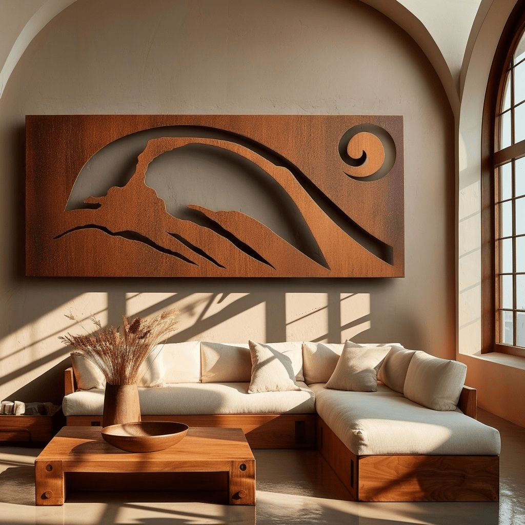 The Landscape Arch - Metal Wall Art - Oxide - Benton Lane Home - Anthem Classic