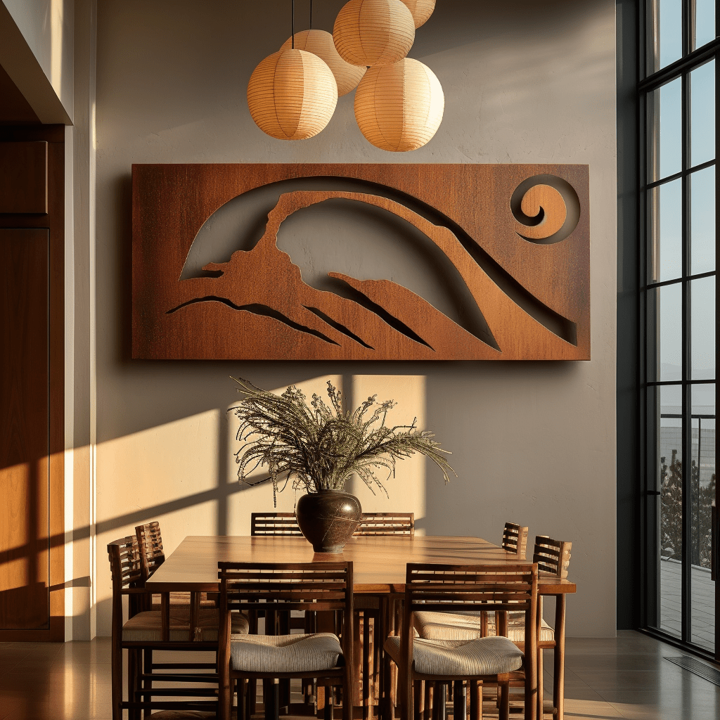 The Landscape Arch - Metal Wall Art - Oxide - Benton Lane Home - Anthem Classic