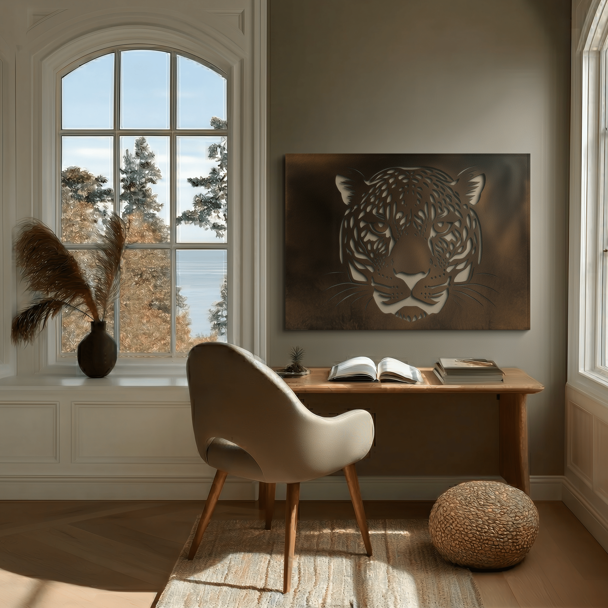 The Leopard - Metal Wall Art - Benton Lane Home - Anthem Classic