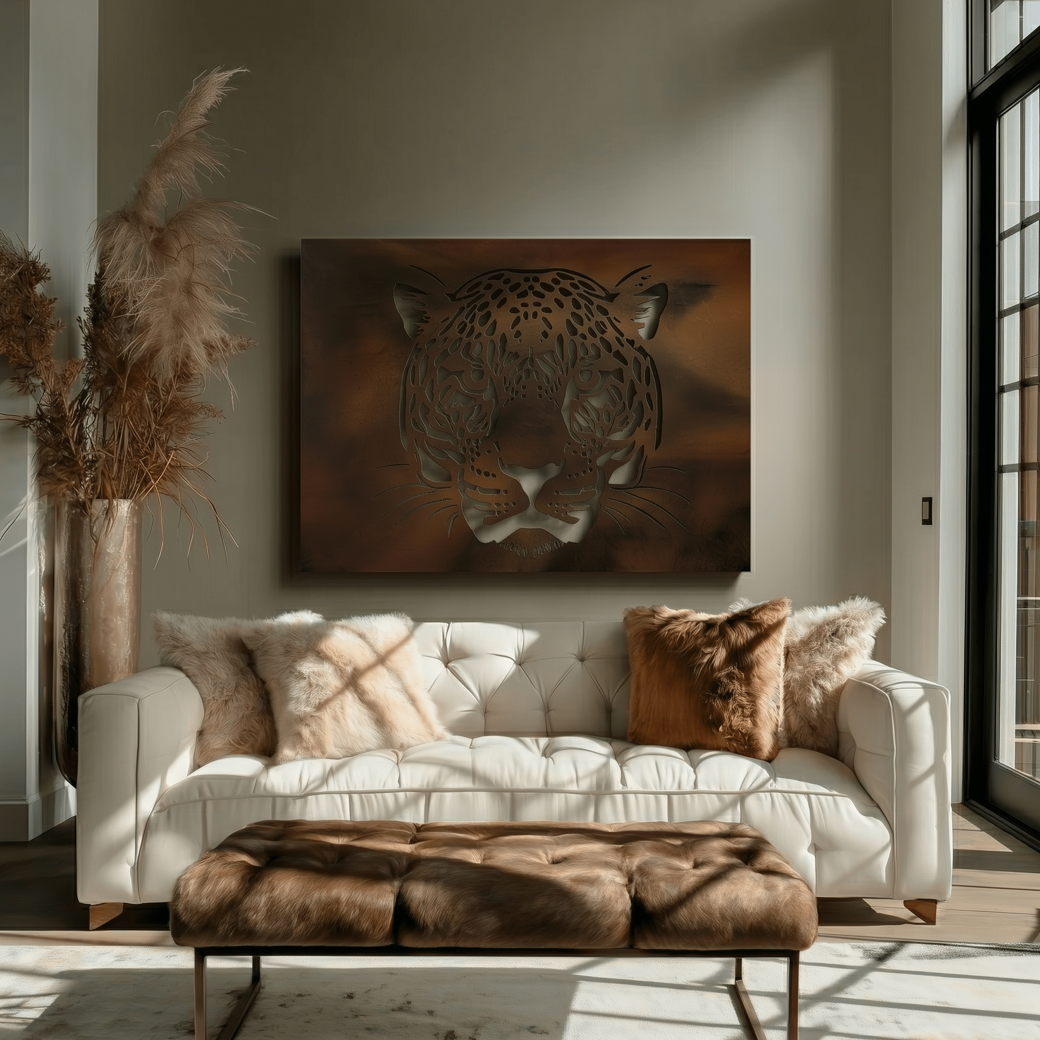 The Leopard - Metal Wall Art - Benton Lane Home - Anthem Classic