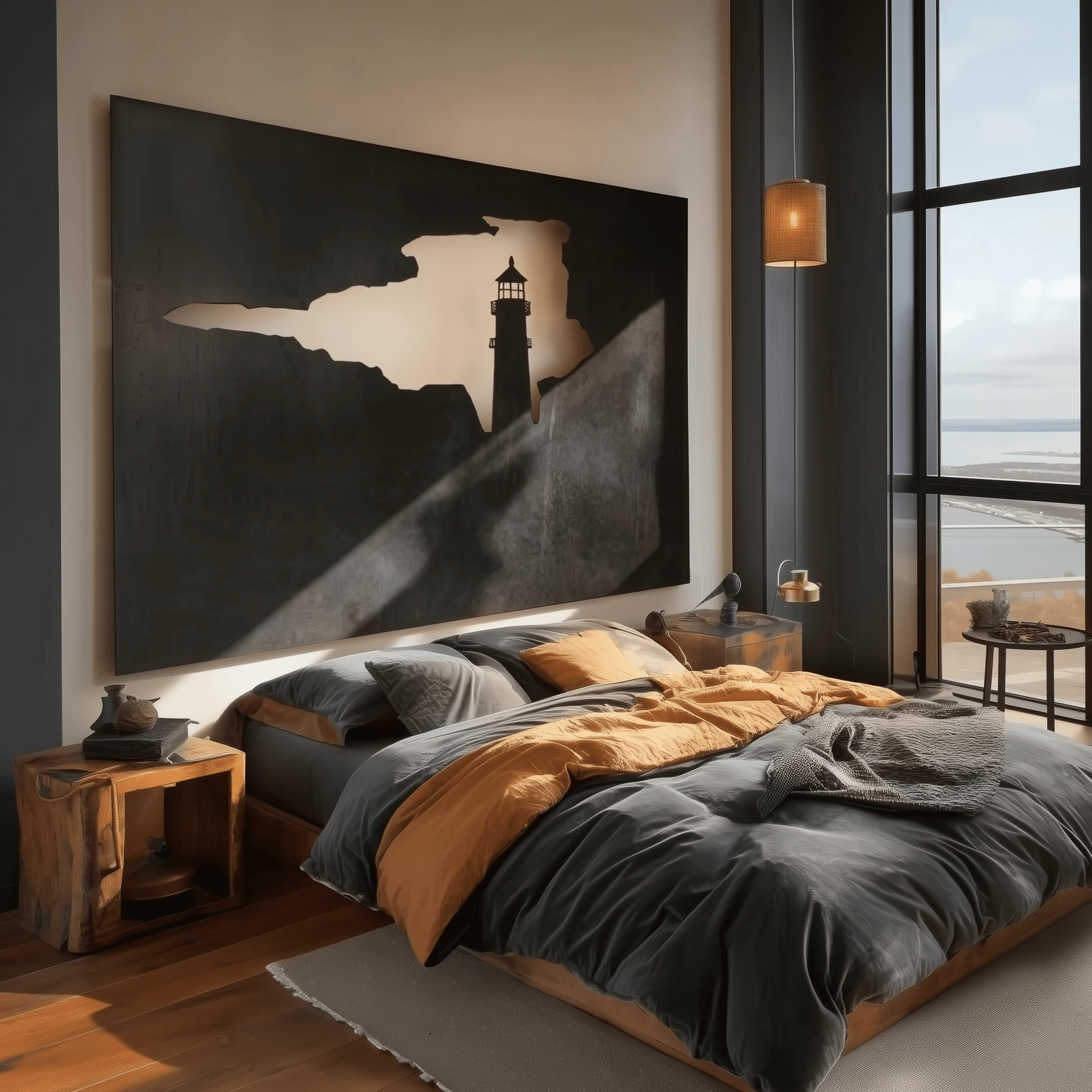 The Lighthouse - Metal Wall Art - Benton Lane Home - Anthem Classic