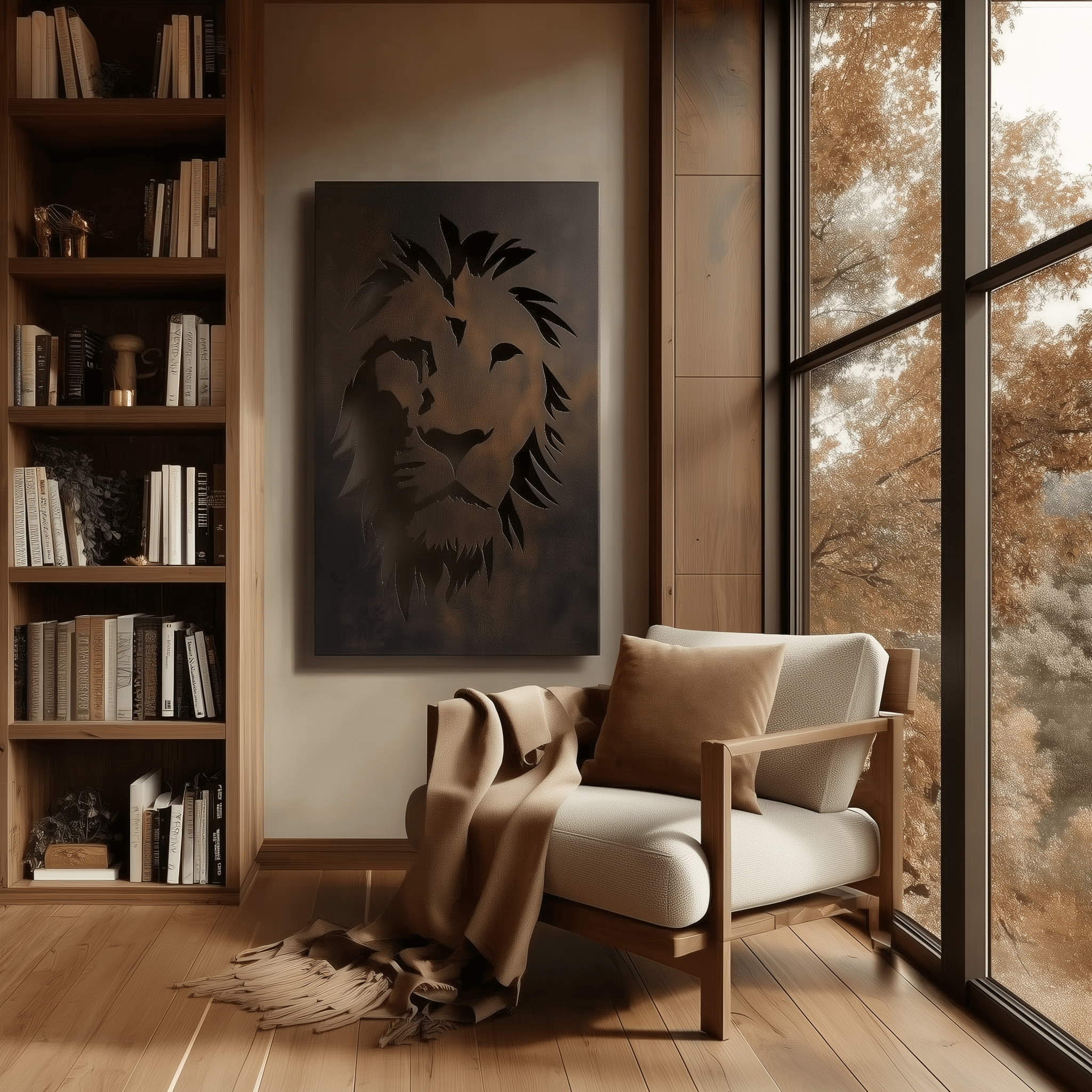 The Lion - Metal Wall Art - Benton Lane Home - Anthem Classic