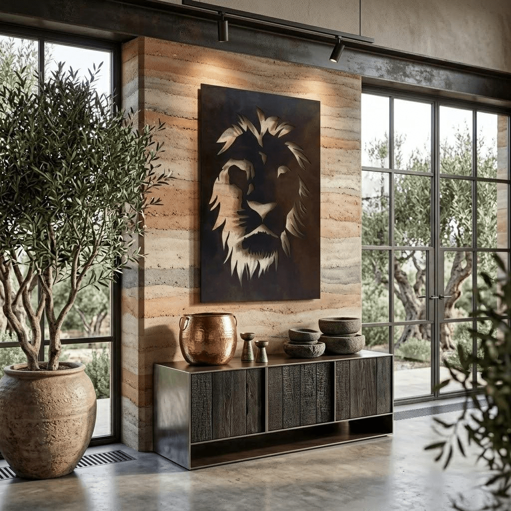 The Lion - Metal Wall Art - Benton Lane Home - Anthem Classic