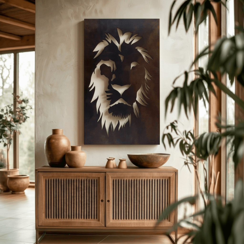 The Lion - Metal Wall Art - Benton Lane Home - Anthem Classic