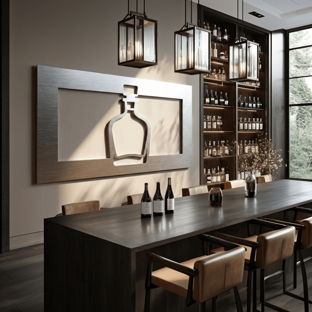 The Liquid Iron - Metal Wall Art - Benton Lane Home - Carbon Designs