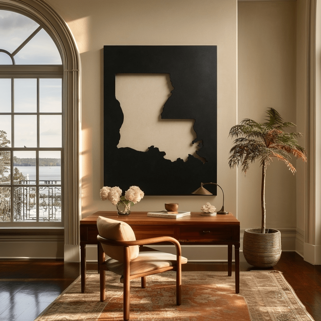 The Louisiana - Metal Wall Art - Benton Lane Home - Anthem Classic