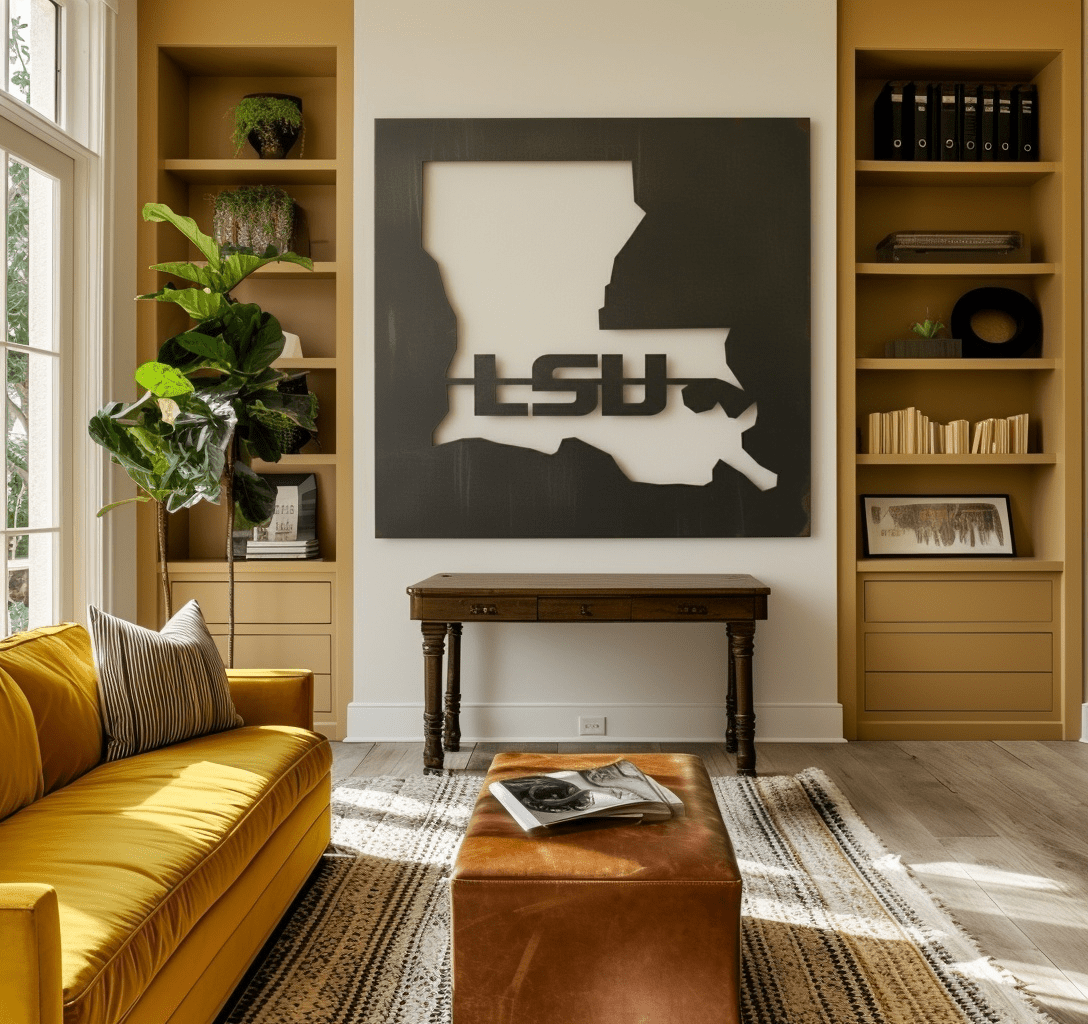 The Louisiana - Metal Wall Art - Square Slate - Benton Lane Home - Anthem Classic