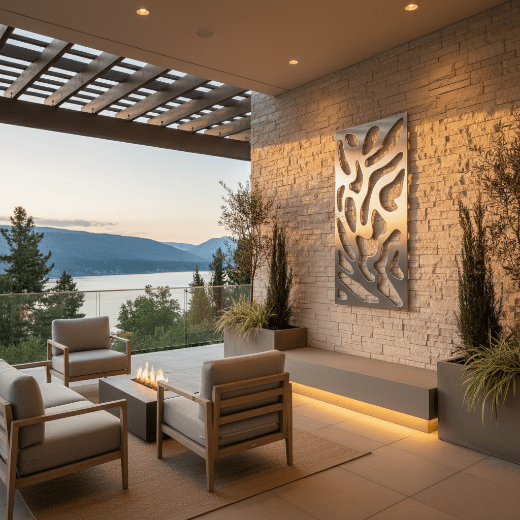 The Lumen - Metal Wall Art - Benton Lane Home - Carbon Designs