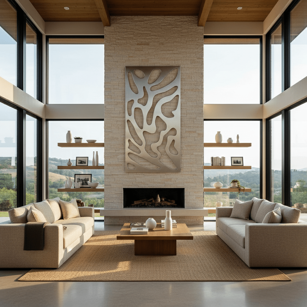 The Lumen - Metal Wall Art - Benton Lane Home - Carbon Designs